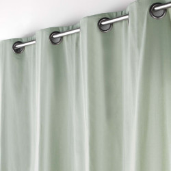 RIDEAU TWILY SAUGE 135X260 CM COTON/POLY