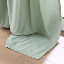 RIDEAU TWILY SAUGE 135X260 CM COTON/POLY