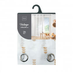 VOILE GEOKID MIEL 140X240 CM SABLE IMPRI