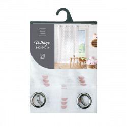 VOILE GEOKID ROSE 140X240 CM SABLE IMPR