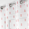 VOILE GEOKID ROSE 140X240 CM SABLE IMPR