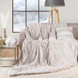PLAID FOURRURE/SHERPA LYNX 125X150 CM IM