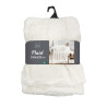 PLAID FOURRURE/SHERPA FOXY NATUREL 180X2