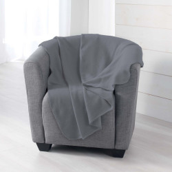 PLAID MILOU ANTHRACITE 125X150 CM POLAIR