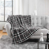 PLAID SCOTTISH +POCHE PIEDS 125X150 CM F