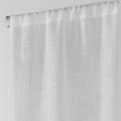 PAIRE MILZA BLANC 2X70X200 CM VOILE TISS