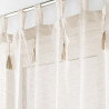 VOILE DALILA LIN PASSANTS+POMPONS 140X24