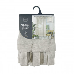 VOILE DALILA LIN PASSANTS+POMPONS 140X24