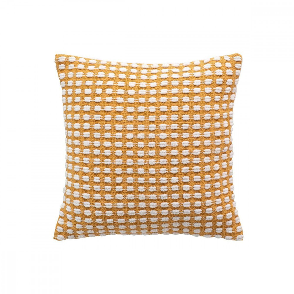 HOUSSE DE COUSSIN GRETA OCRE +ENCART 40X