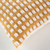 HOUSSE DE COUSSIN GRETA OCRE +ENCART 40X