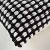 HOUSSE DE COUSSIN GRETA NOIR +ENCART 40X