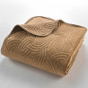 COUVRE LIT SOLANGE CHAMOIS MATELASSE 220