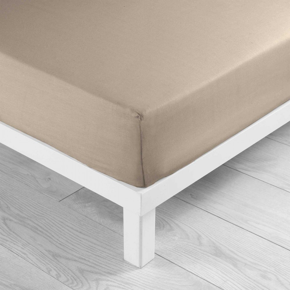 DRAP HOUSSE LINA SABLE 160X200 CM UNI 5