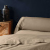 TAIE DE TRAVERSIN LINA SABLE 85X185 CM