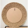 Miroir rond en jonc de mer naturel D50cm Miroir rond en jonc de mer naturel D50cm