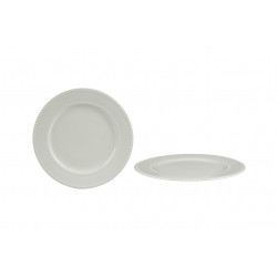 Assiette dessert en porcelaine Dotts line D20cm