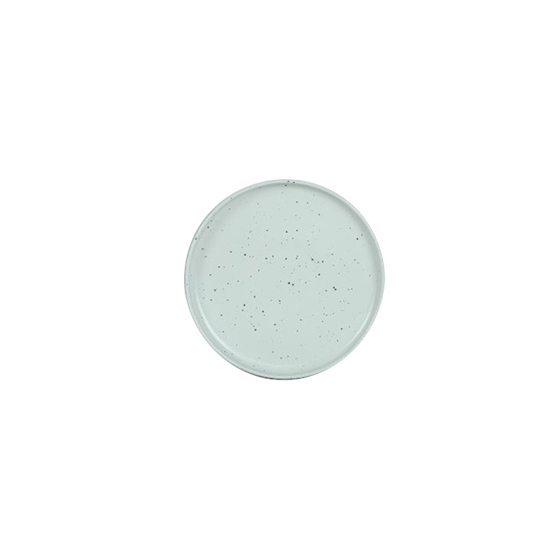 ASSIETTE DESSERT MOUCHETEE BLANC 21CM GR
