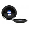 ASSIETTE PLATE 25CM PAMPILLE NOIR OPALE