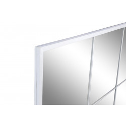 Miroir fenêtre blanc en fer 90x150cm