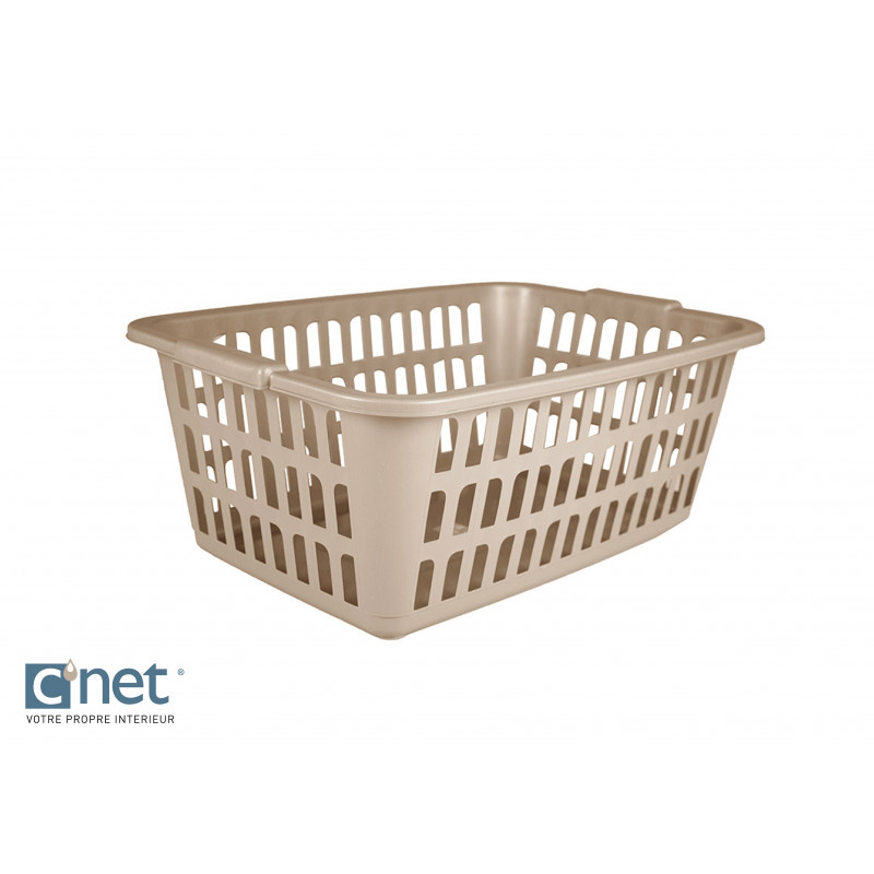 PANIER LINGE 30L RECT GREGE