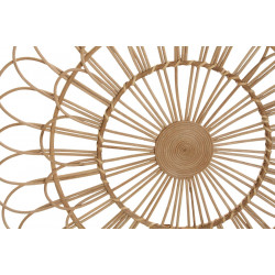 DÉCORATION MURALE ROTIN 80X4X80 NATUREL