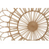 Décoration murale en rotin naturel D80cm