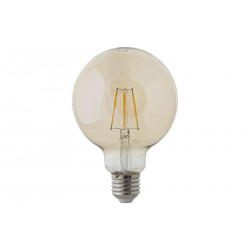 Ampoule LED E27 verre orange
