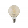 AMPOULE "AMBREE" LED VERRE 9,5X9,5X14,2