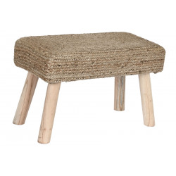 REPOSE-PIEDS JUTE EUCALYPTUS 60X30X40 NA