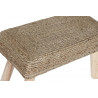 Repose-pieds en jute et eucalyptus naturel 60x30x40cm