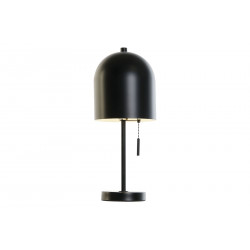 LAMPE CHAMPIGNON NOIR MÉTAL 20X20X41