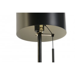 LAMPE CHAMPIGNON NOIR MÉTAL 20X20X41
