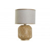 LAMPE PIED BAMBOU BOMBÉ 25X25X40CM