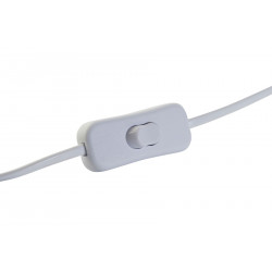 LAMPE PIED BAMBOU BOMBÉ 25X25X40CM