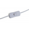 Lampe pied bambou bombé D25x40cm