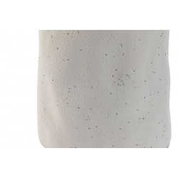 LAMPE PIED MOUCHETÉ BLANC 30X30X66 ABAT