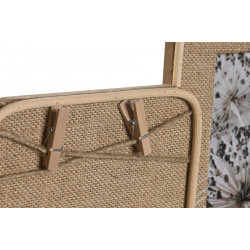 CADRE PELE MELE JUTE MDF 50X5X30 2 PHOTO