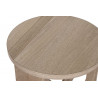 Petite table ronde Geo en pin naturel D50x38cm