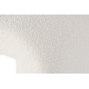 BANQUETTE ARC BOUCLETTES BLANC 112X42X44