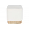 REPOSE-PIEDS BOUCLETTES BLANC CARRE 38X3 REPOSE-PIEDS BOUCLETTES BLANC CARRE 38X3