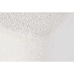 REPOSE-PIEDS BOUCLETTES BLANC CARRE 38X3
