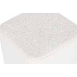REPOSE-PIEDS BOUCLETTES BLANC CARRE 38X3
