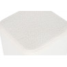 REPOSE-PIEDS BOUCLETTES BLANC CARRE 38X3