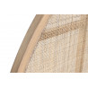 Tête de lit Amanda en rotin naturel arrondit 180x3.5x120cm