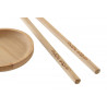SUSHI SET 10 PIECES EN BAMBOU 24X0,5X0,5