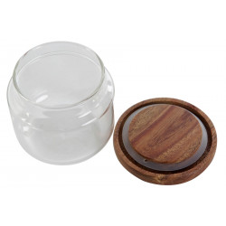 POT EN VERRE ACACIA 8,5X8,5X7,5 300ML