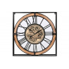PENDULE CARRE ENGRENAGES 72X10X72 MOUVEM
