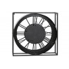 PENDULE CARRE ENGRENAGES 72X10X72 MOUVEM
