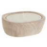 BOUGIE BOIS 15X11X5 NATUREL PAULOWNIA CI