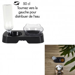 GAMELLE ET DISTRIBUTEUR EAU POUR ANIMAUX